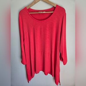 Like New ZENERGY by CHICO'S Women's Hot Pink Tunic
